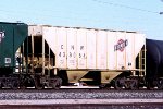 CNW 2 bay covered hopper #438064